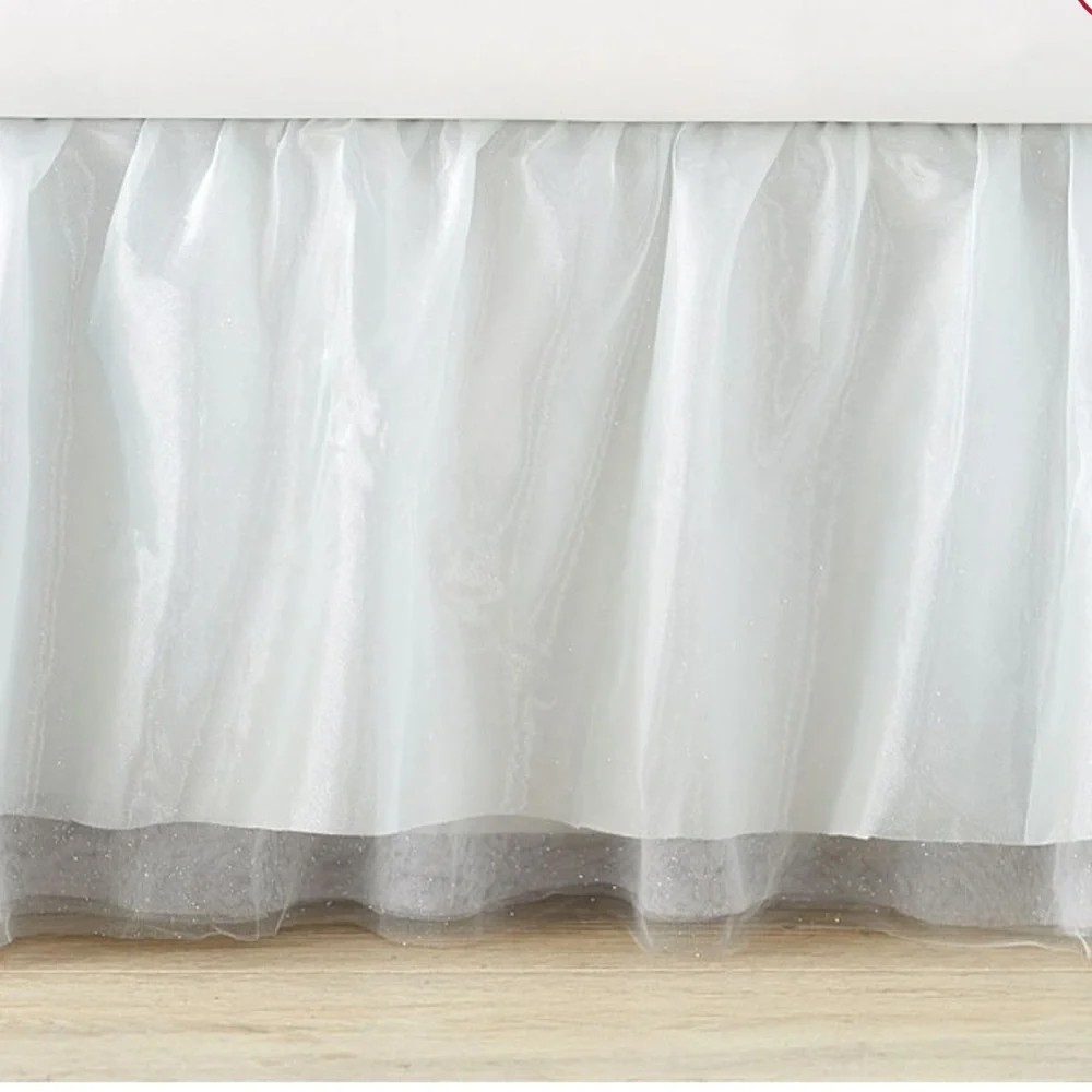 ✅Pottery Barn Kids Icy Tulle Bed Skirt